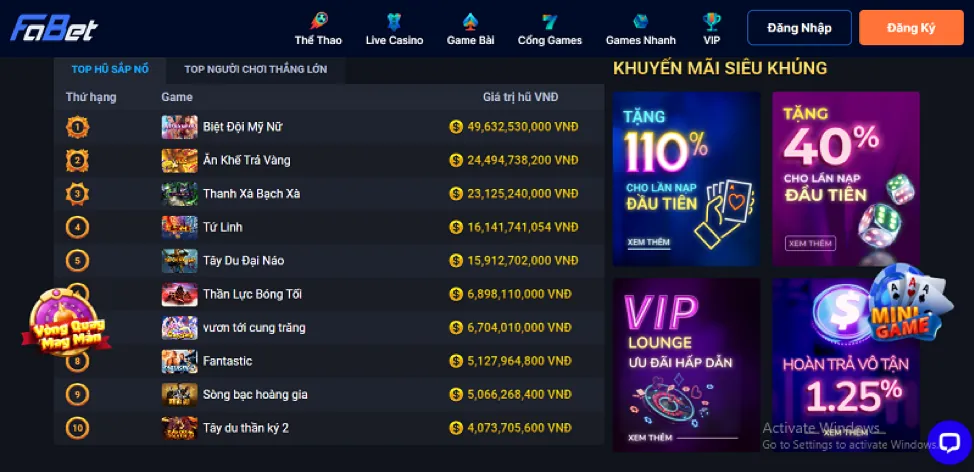 Các phương thức nạp tiền tại pkbet